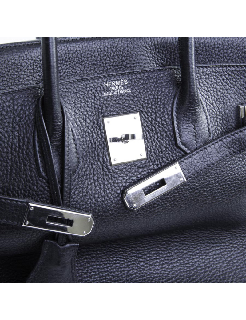 Birkin 35 HERMES cuir togo noir 