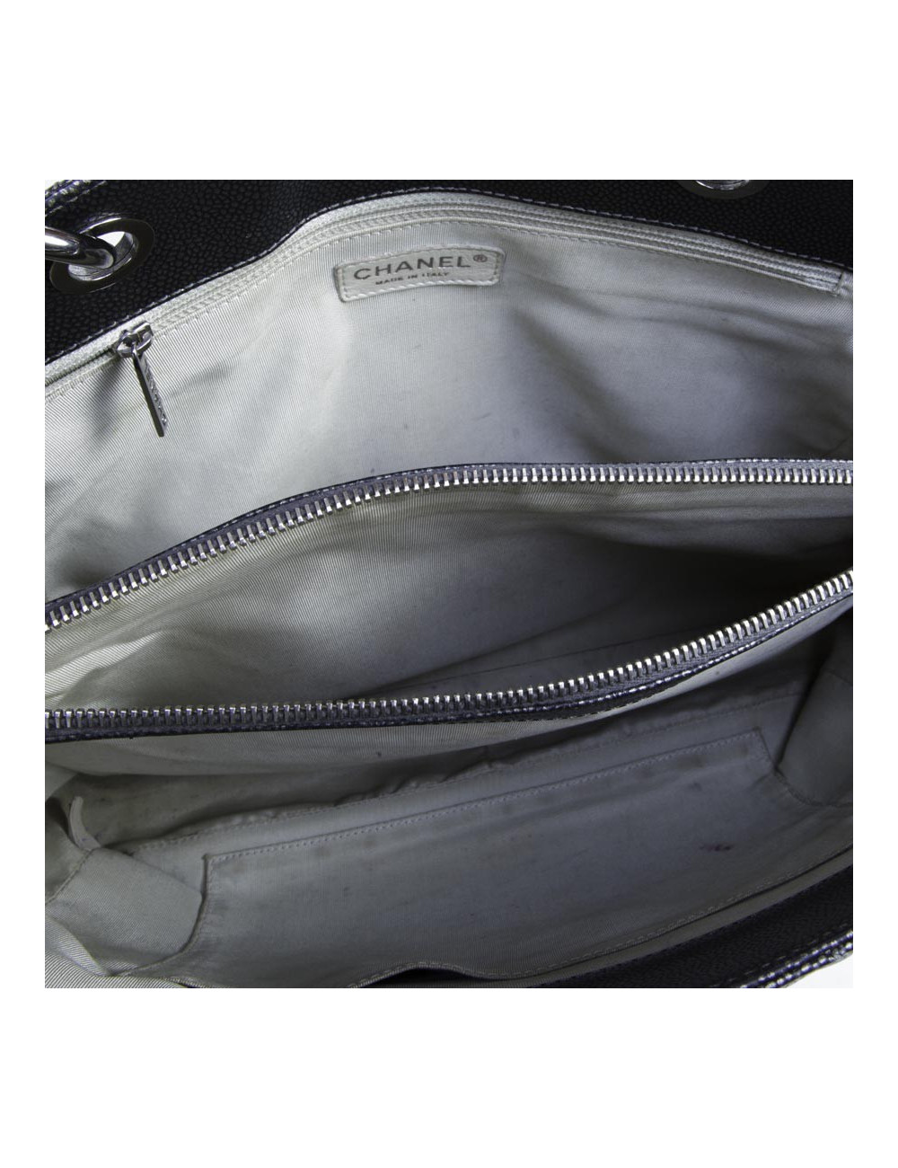 Sac cabas CHANEL veau grainé