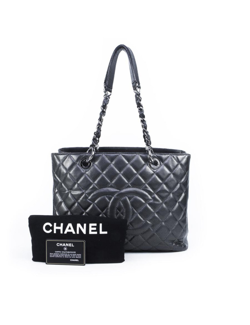 Sac cabas CHANEL veau grainé