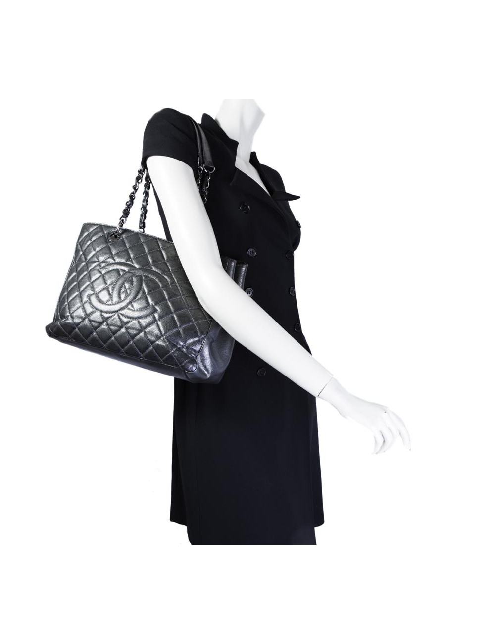 Sac cabas CHANEL veau grainé