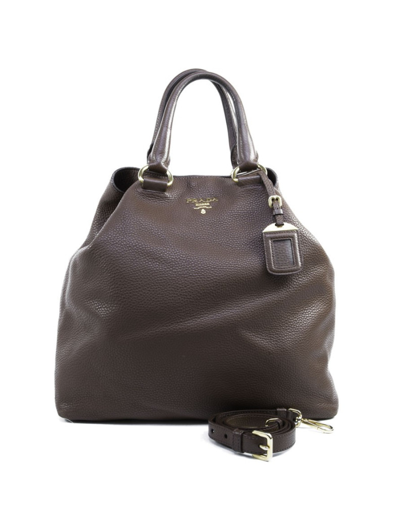 Sac PRADA cuir grainé