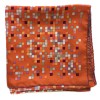 Square "Mosaic to 24" HERMES orange silk