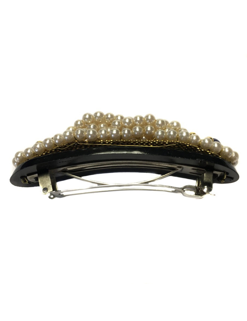 Beaded hair Barrette