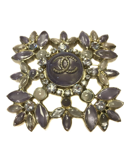 Broche CHANEL mauve