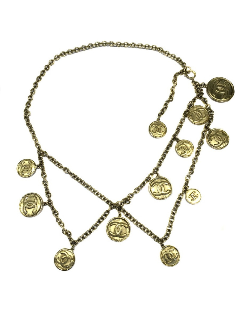 Ceinture Sautoir CHANEL pièces