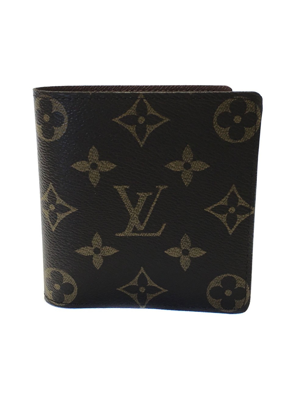 Porte cartes LOUIS VUITTON en toile monogram marron