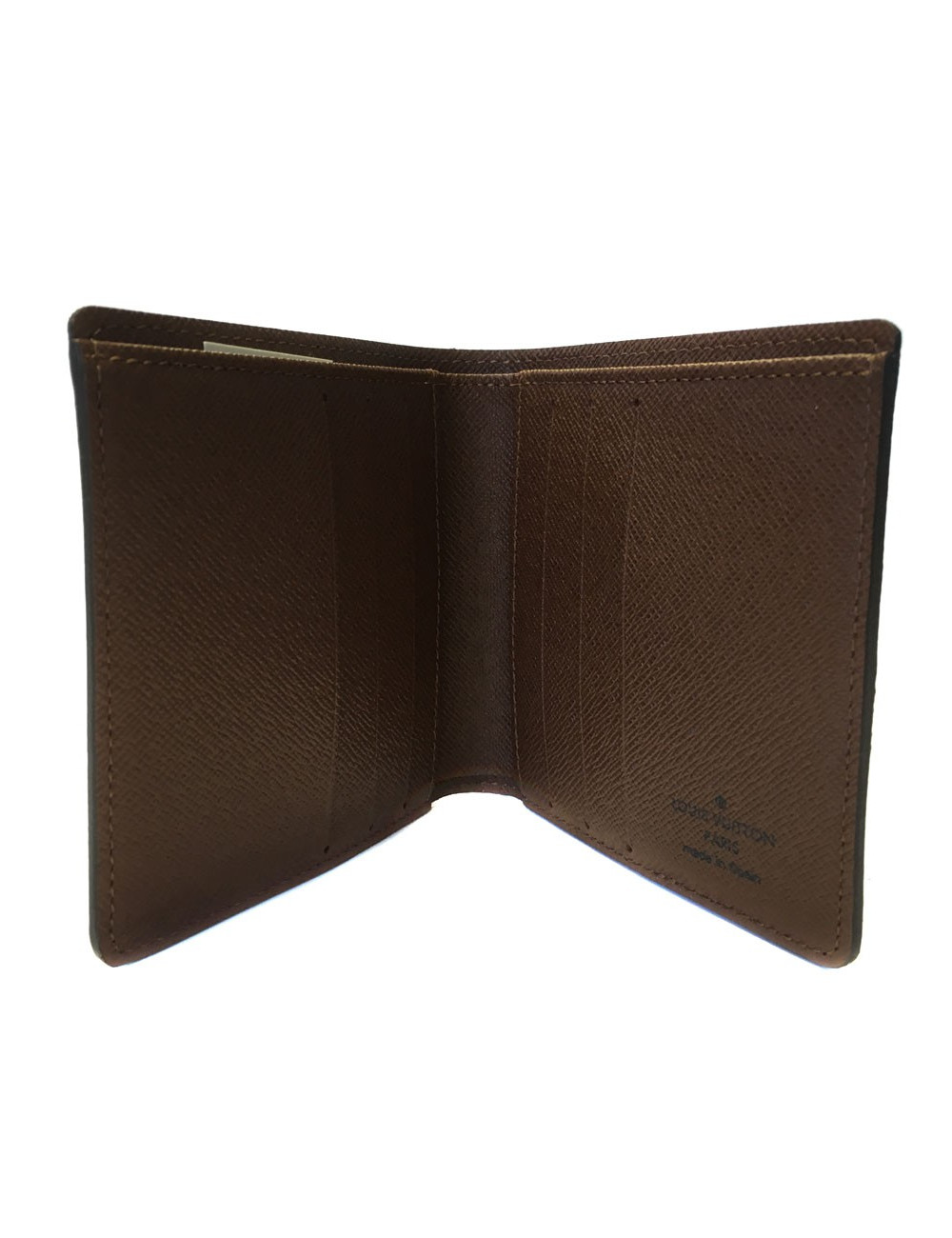 Porte cartes LOUIS VUITTON en toile monogram marron