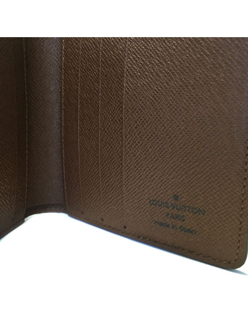 Porte cartes LOUIS VUITTON en toile monogram marron