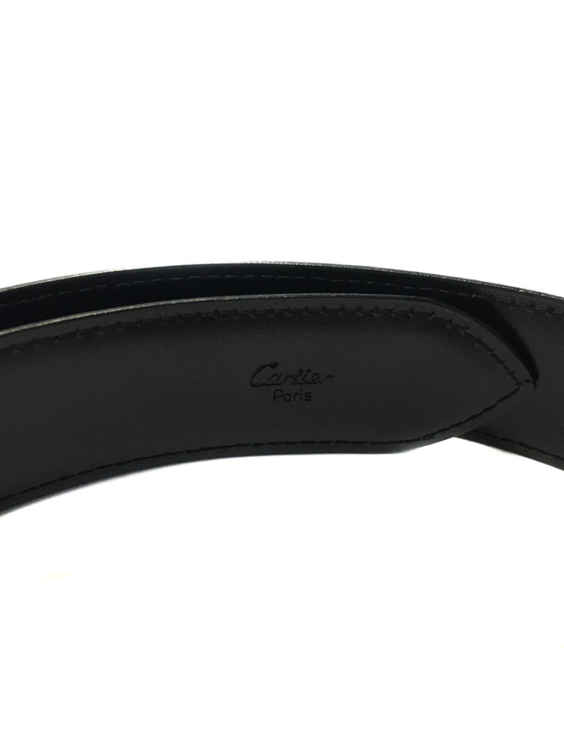 Ceinture CARTIER boucle éléphants en métal doré