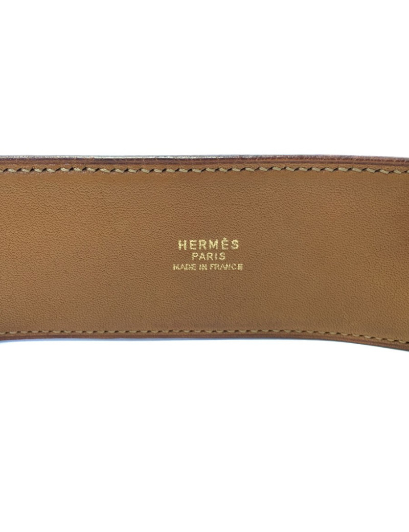 Ceinture HERMES Médor rouge