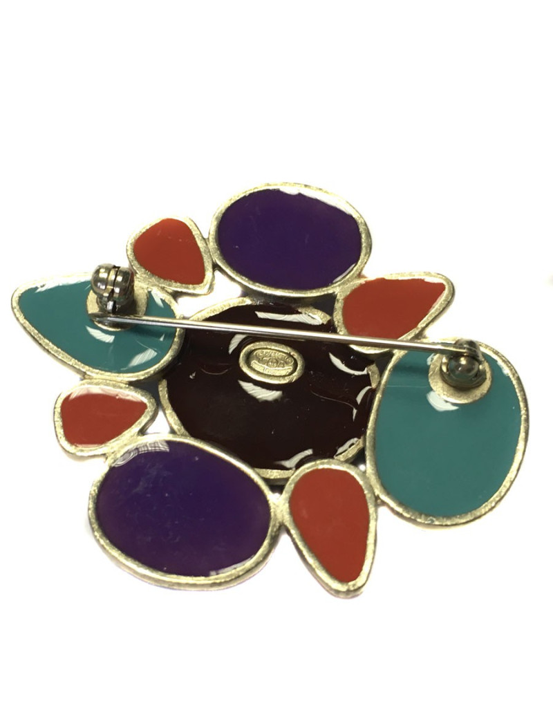 Multicolor CHANEL brooch