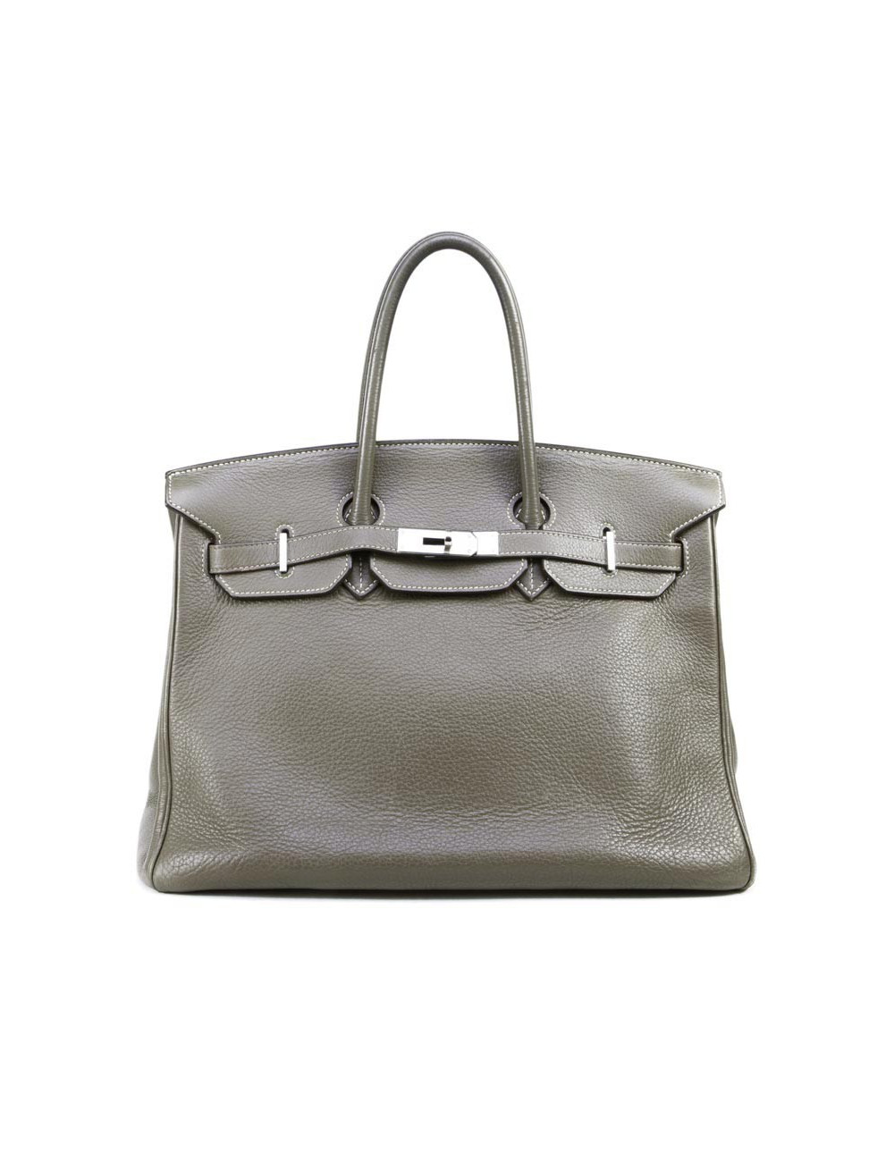 Birkin 35 HERMES cuir togo étoupe 