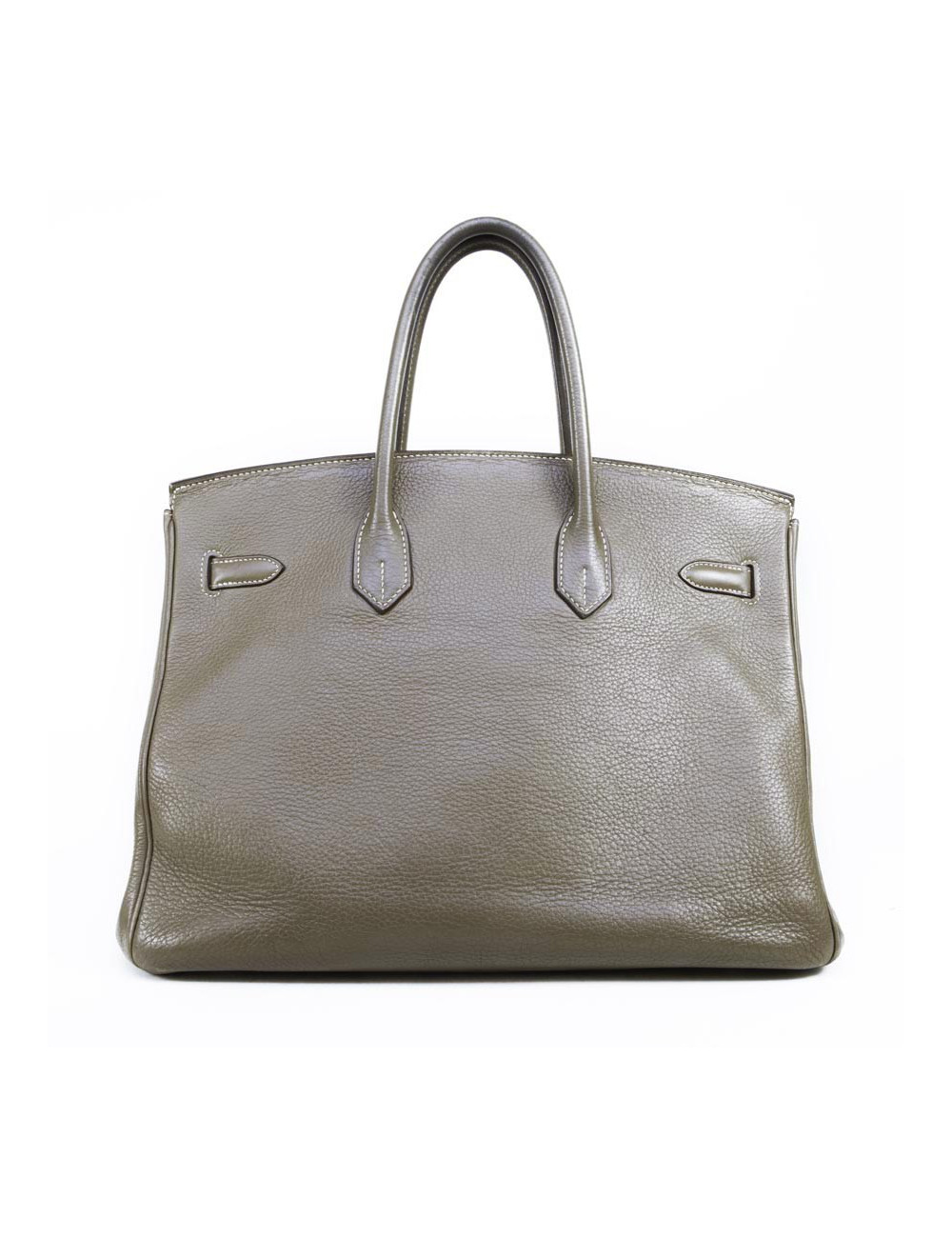 Birkin 35 HERMES cuir togo étoupe 