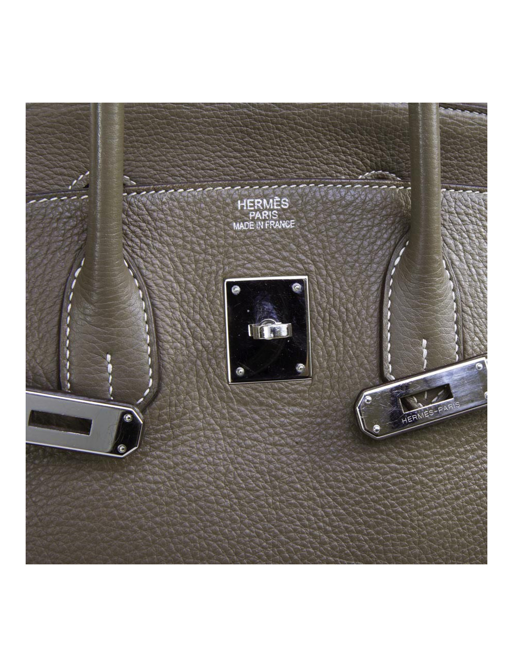 Birkin 35 HERMES cuir togo étoupe 