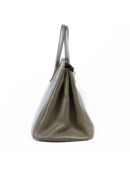 Birkin 35 HERMES cuir togo étoupe 