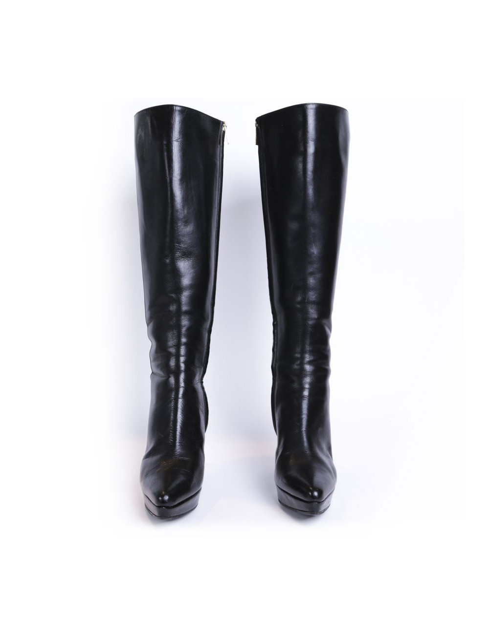YVES SAINT LAURENT heels boots T 37.5
