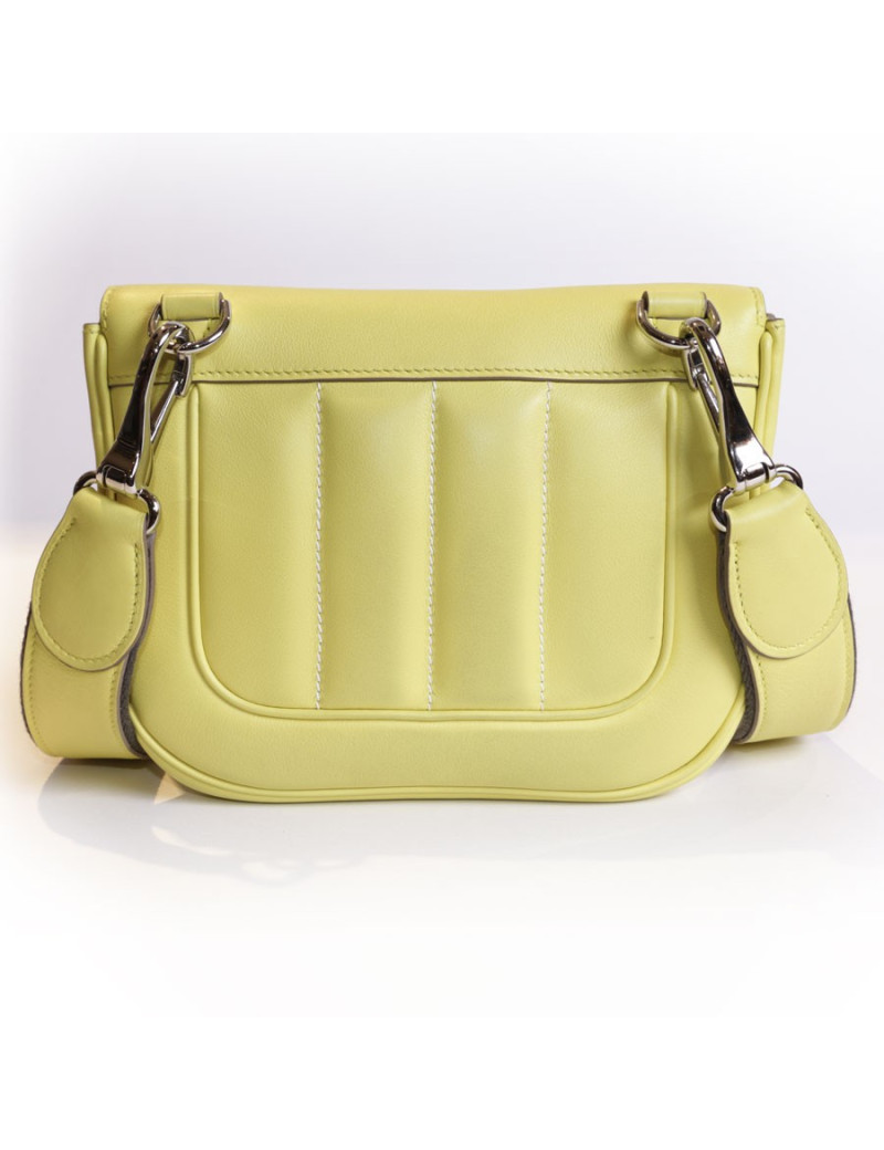 Yellow chick 'Sedan' HERMES bag