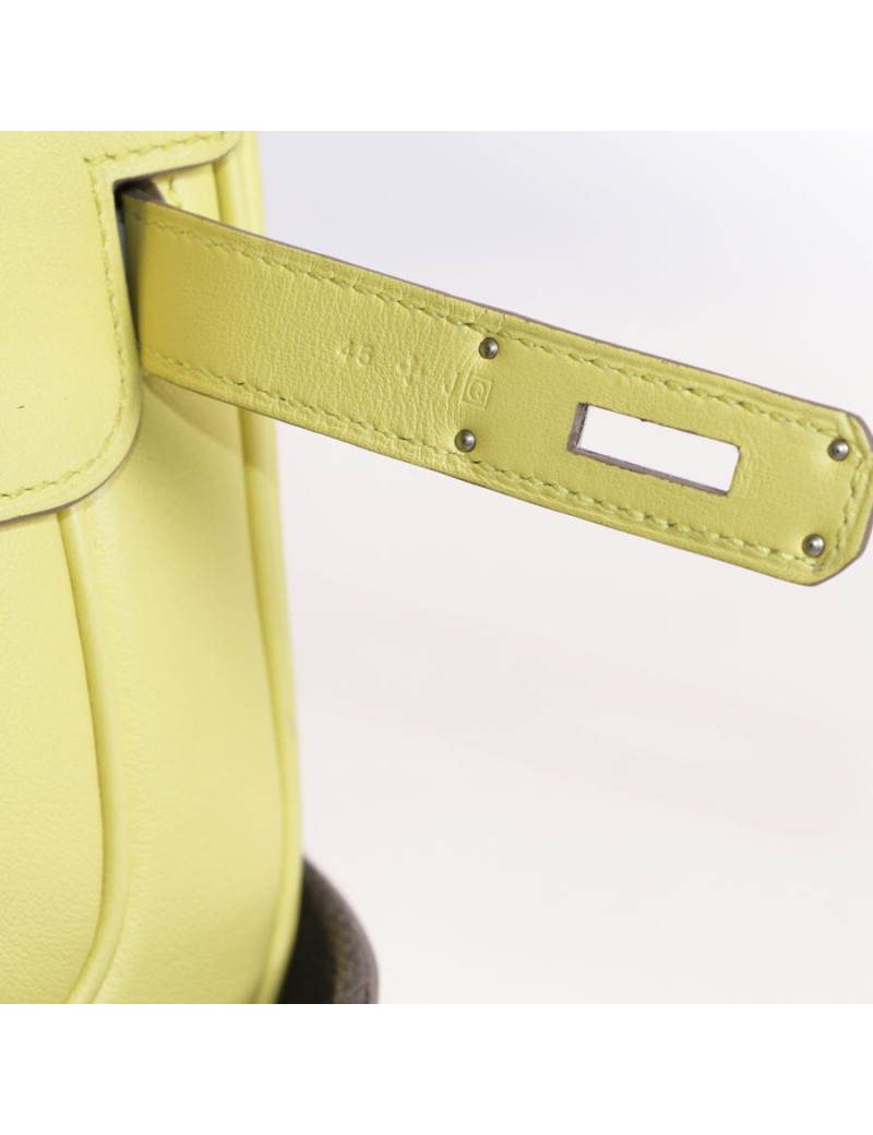 Sac 'Mini Berline' HERMES jaune poussin