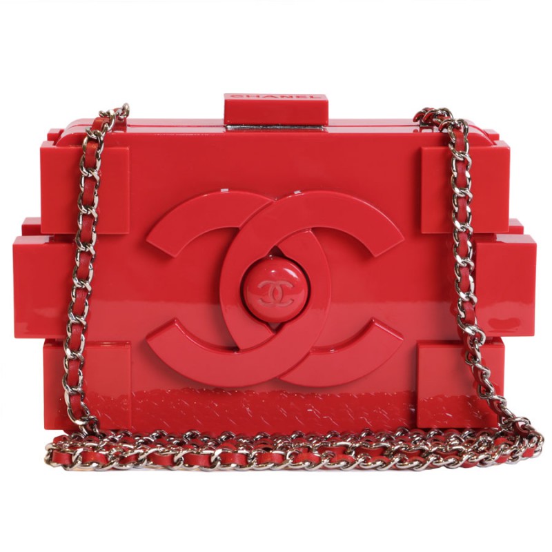 Red Lego CHANEL bag - VALOIS VINTAGE PARIS
