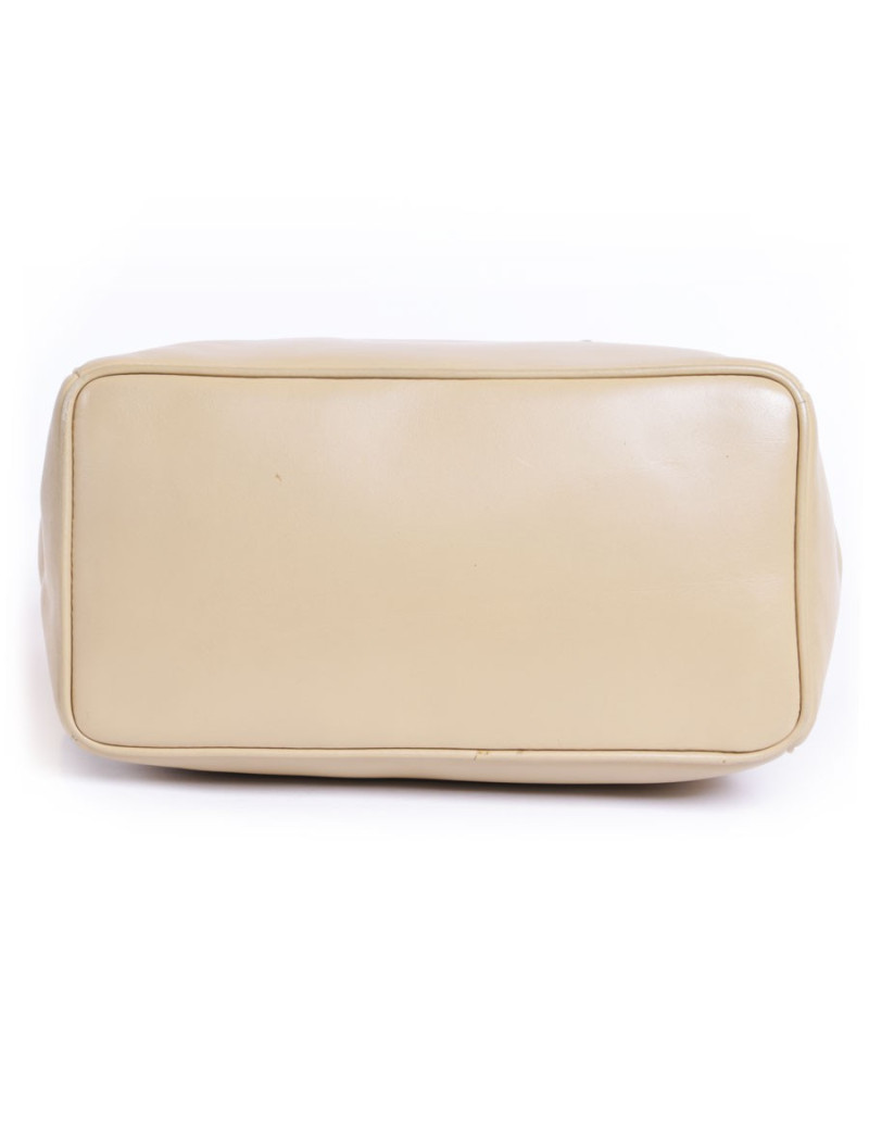 Sac lady D DIOR cuir d'agneau beige