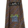 HERMÈS tie in Brown silk scarf