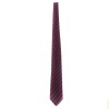Cravate HERMES en twill de soie violet