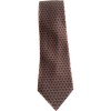 Cravate HERMES en twill de soie gris clair, gris foncé et rose