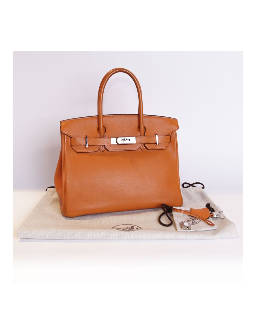 Sac Birkin 30 HERMES swift orange