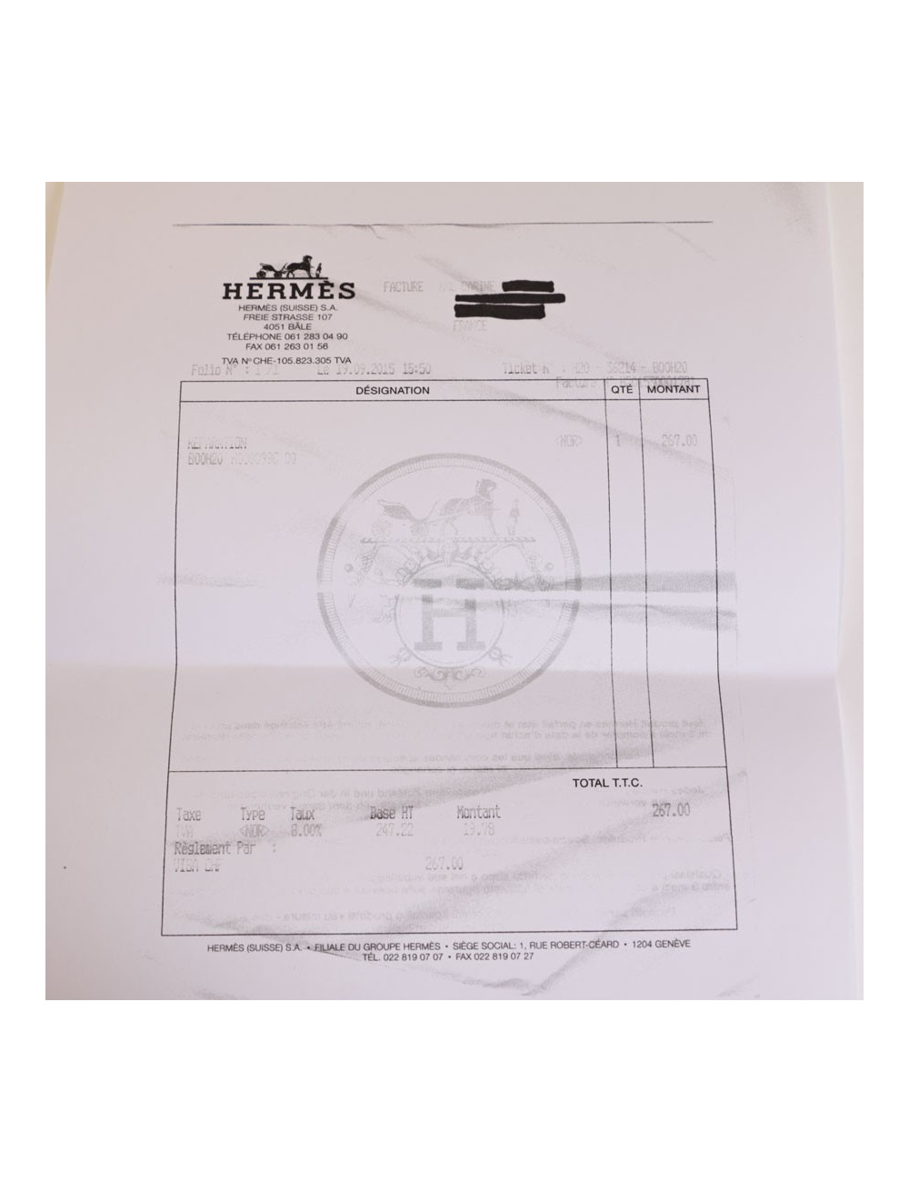 Sac Birkin 30 HERMES swift orange