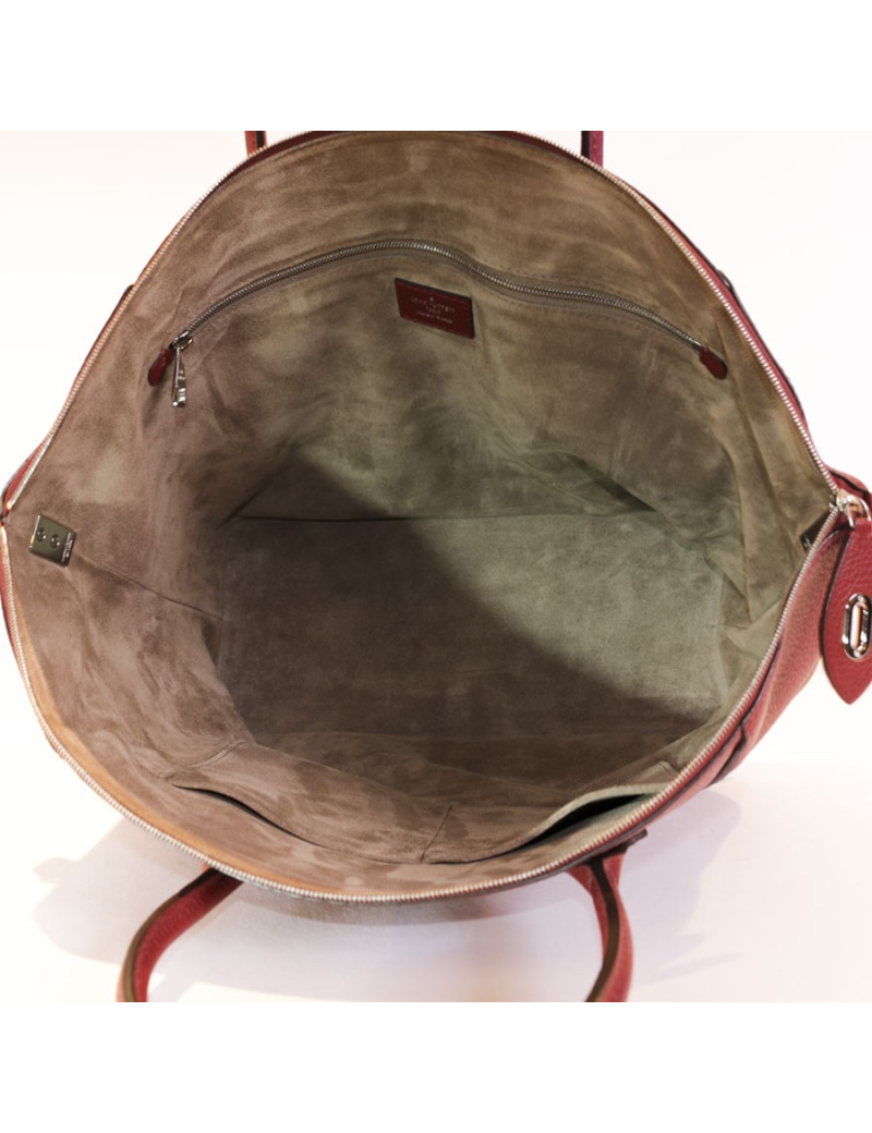 Sac LOUIS VUITTON Lockit MM cuir veau cachemire