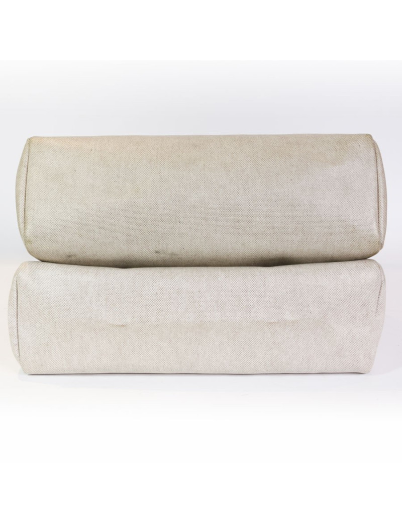 Bag canvas: HERMES herbag Ecru