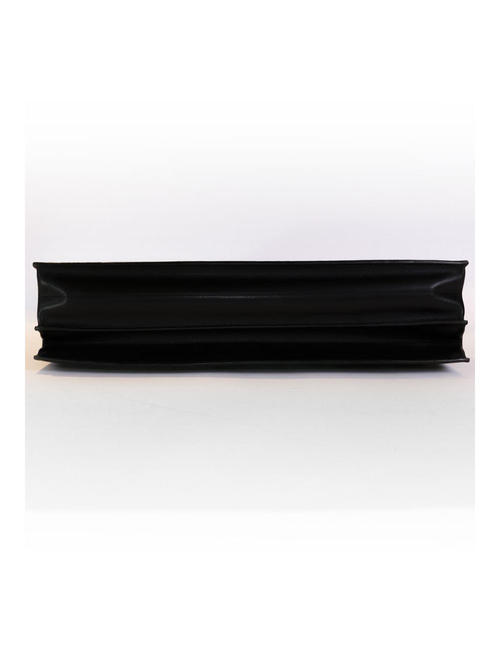 Sac à dépêches HERMES cuir box noir