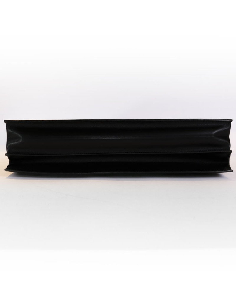 Dispatches HERMES leather black box bag