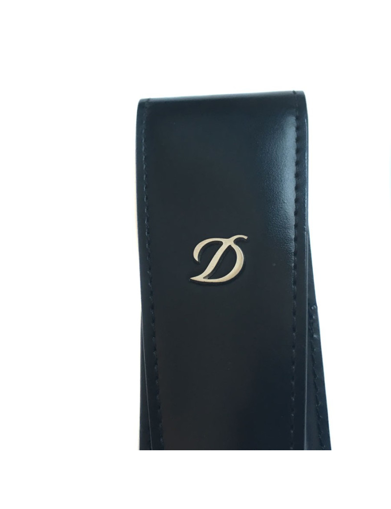 Étui à stylo DUPONT cuir noir