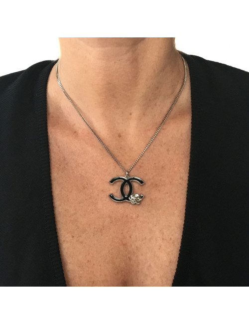 CC CHANEL necklace in silver