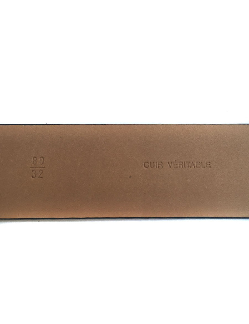 CHANEL T 80 ivory, gray and black jewel buckle belt