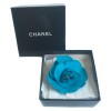 PIN CHANEL Camellia turquoise blue