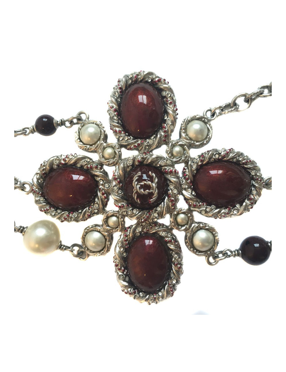 Necklace jewelry CHANEL multirangs