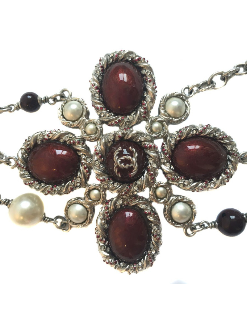 Necklace jewelry CHANEL multirangs