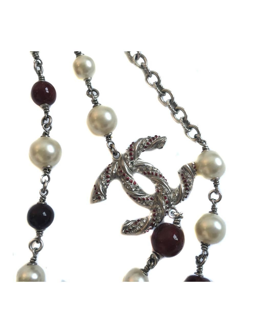 Necklace jewelry CHANEL multirangs