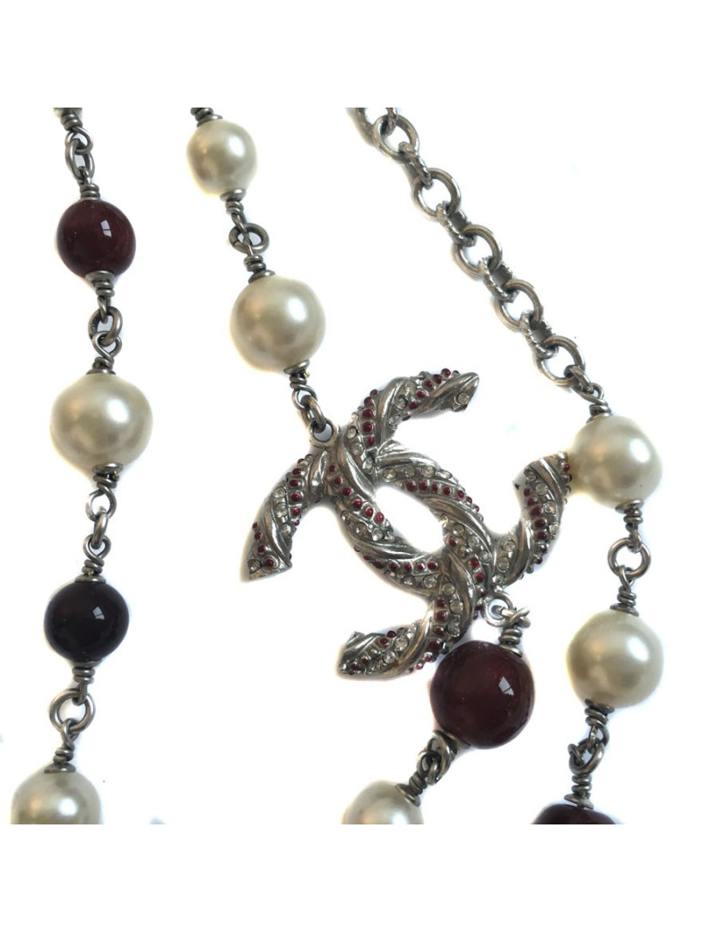 Sautoir bijou CHANEL multirangs