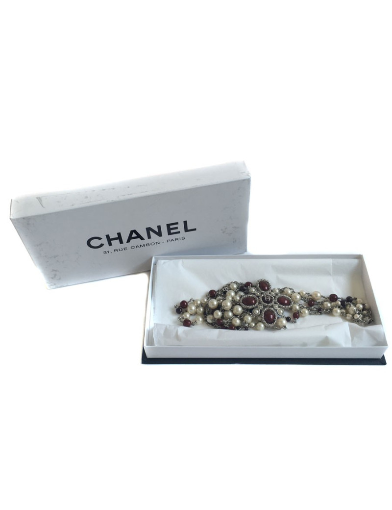 Necklace jewelry CHANEL multirangs