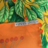 Hermès "Les Merises" in orange silk