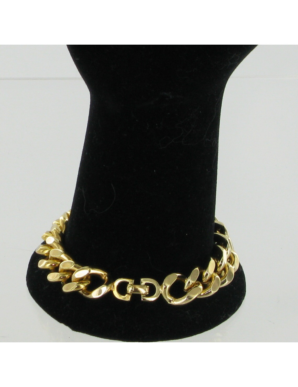 Bracelet gourmette doré cristal CHRISTIAN DIOR