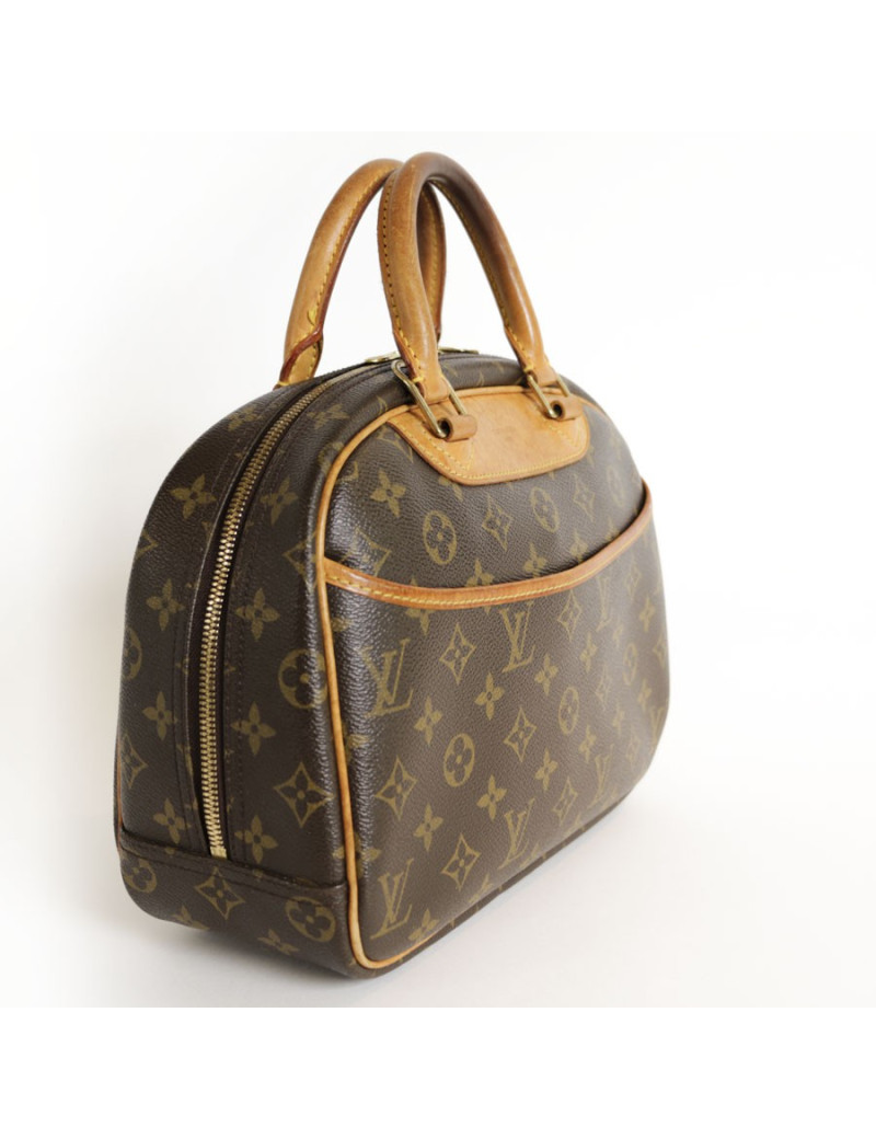 'Trouville' LOUIS VUITTON Brown monogram canvas bag
