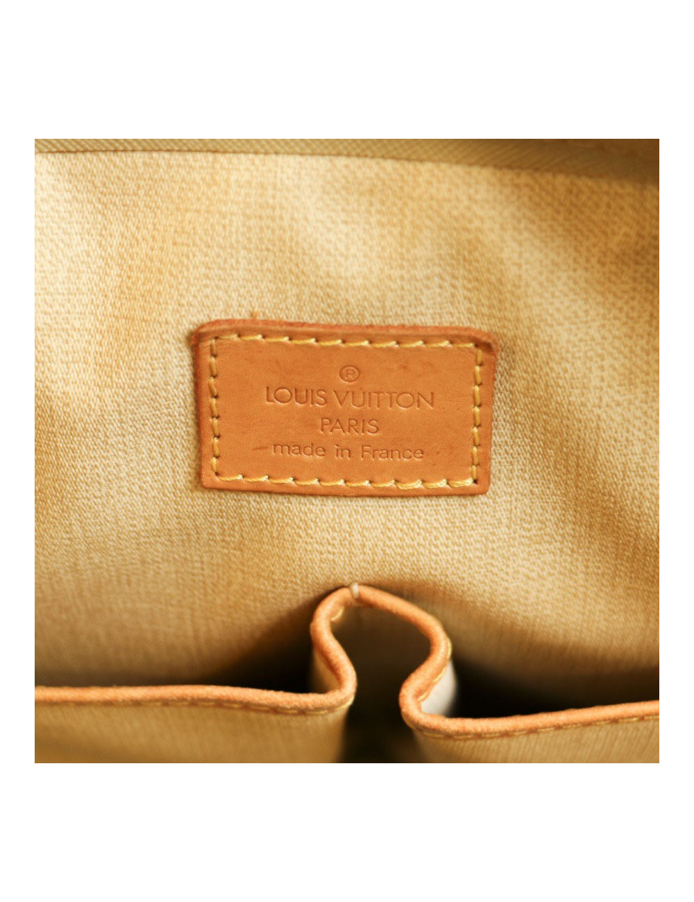 'Trouville' LOUIS VUITTON Brown monogram canvas bag