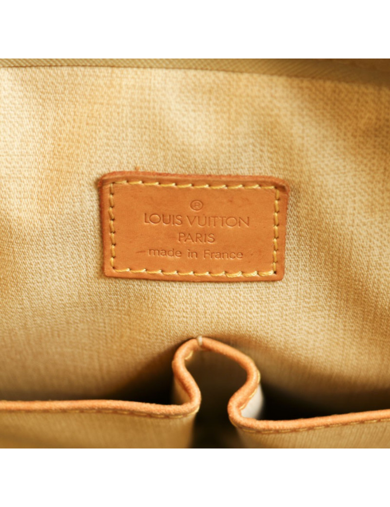 'Trouville' LOUIS VUITTON Brown monogram canvas bag
