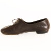 Brown quilted leather CHANEL Ballet flats