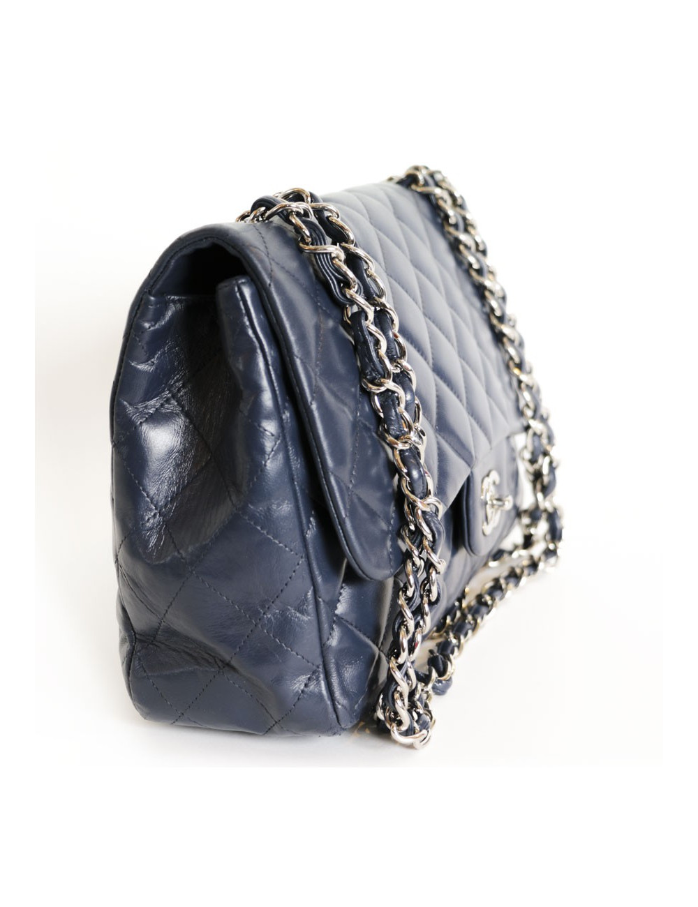 Sac Jumbo CHANEL bleu marine