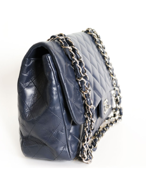 Sac Jumbo CHANEL bleu marine